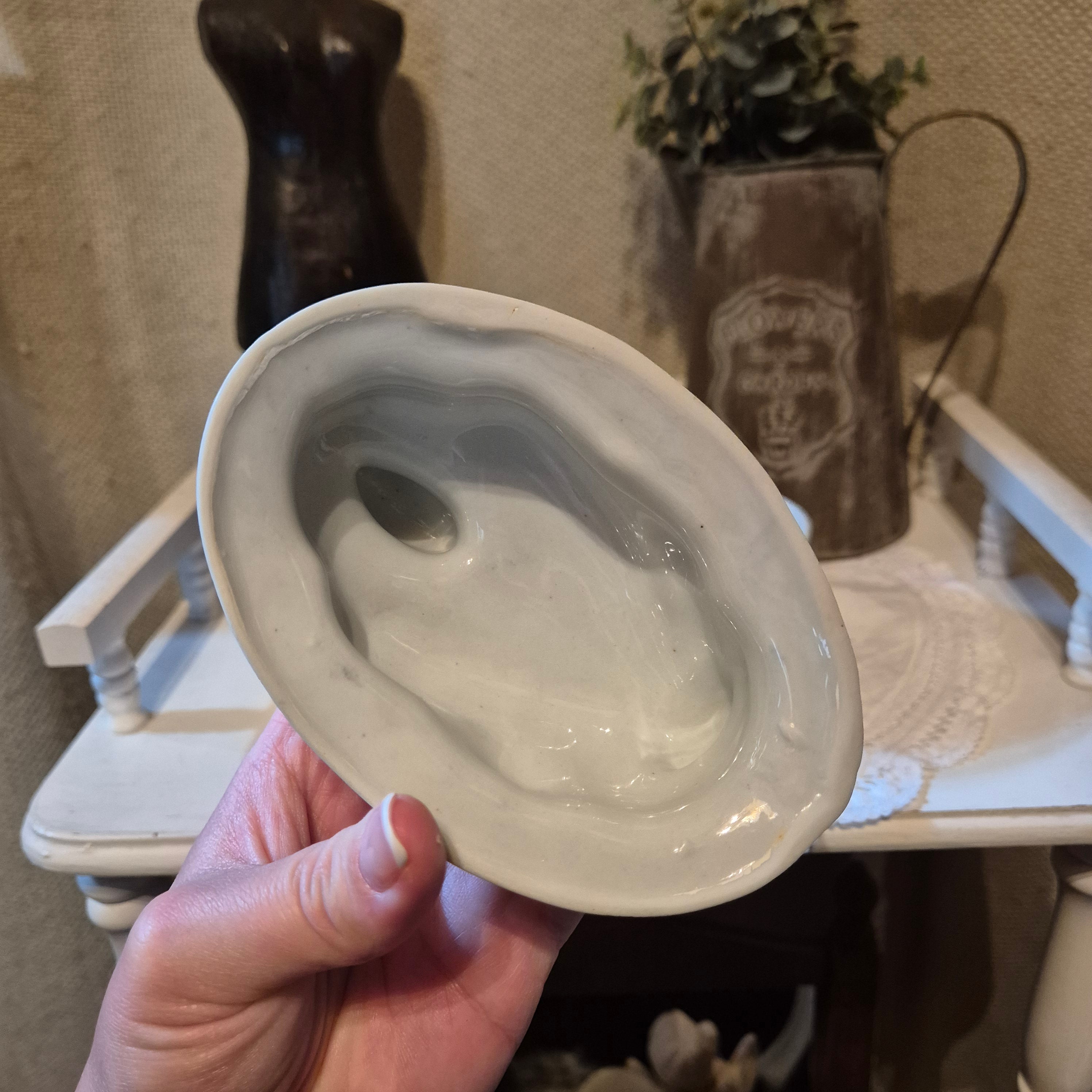 Vintage keramieken chinese botervloot