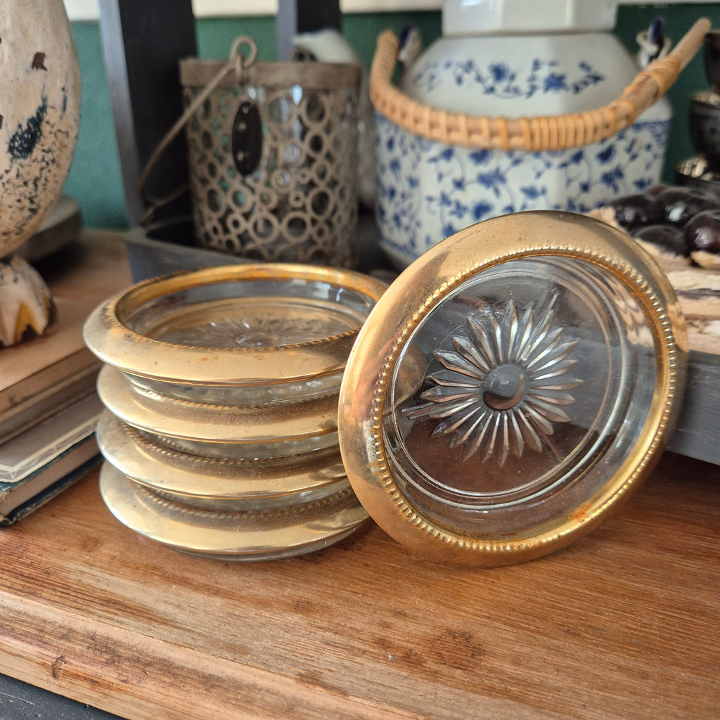 Vintage set Italiaanse jaren 70' onderzetters