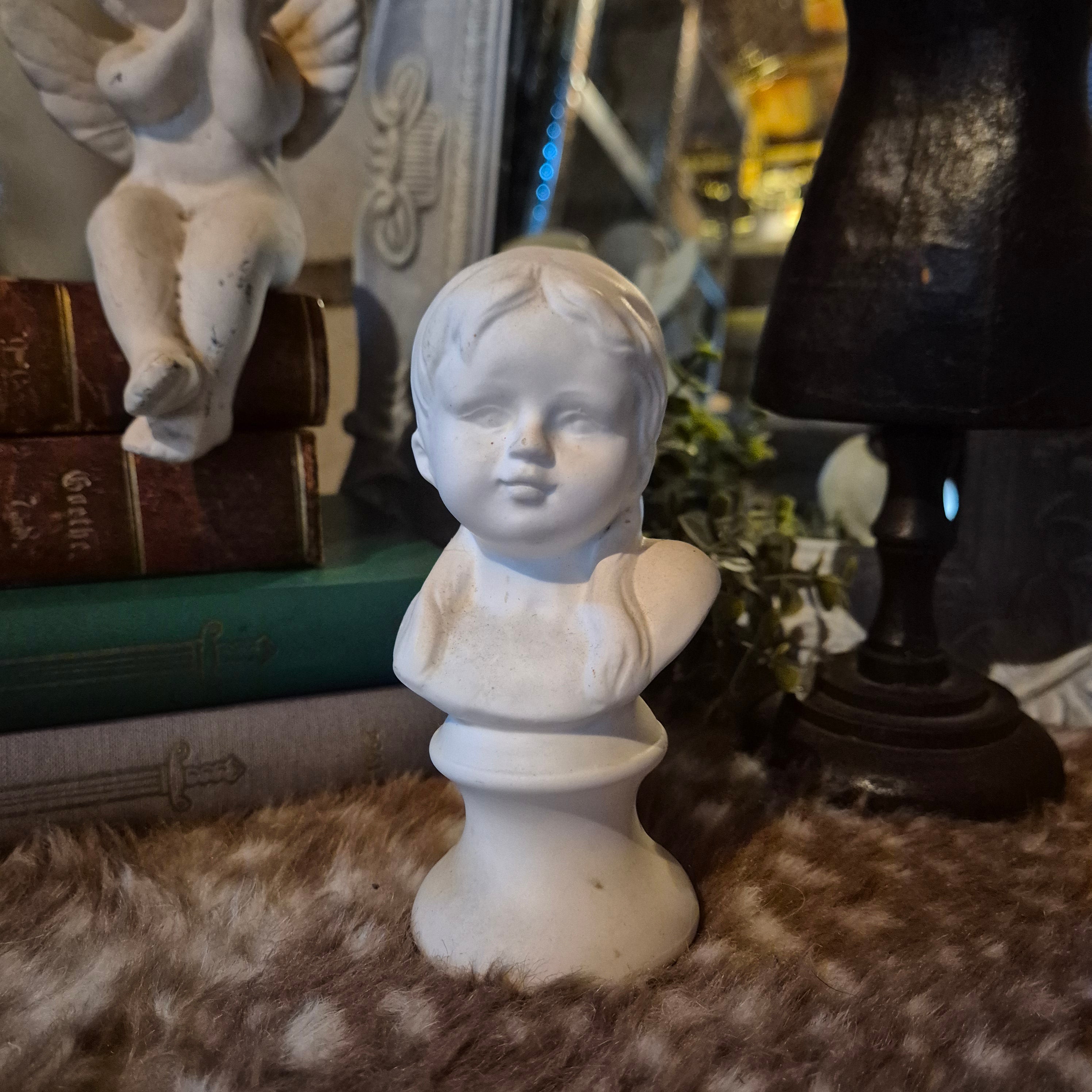 Vintage keramieken borstbeeldje