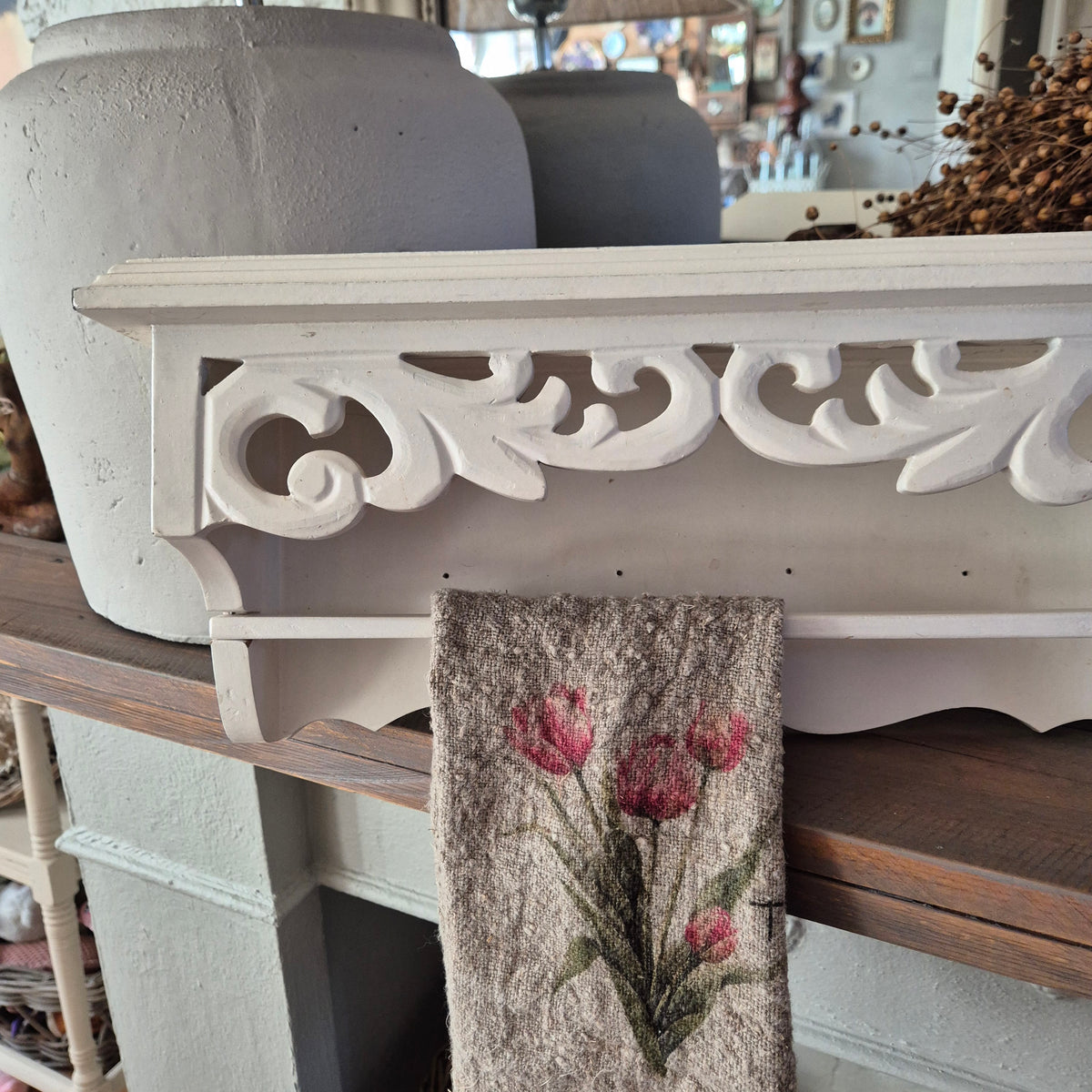 Wit brocante rekje