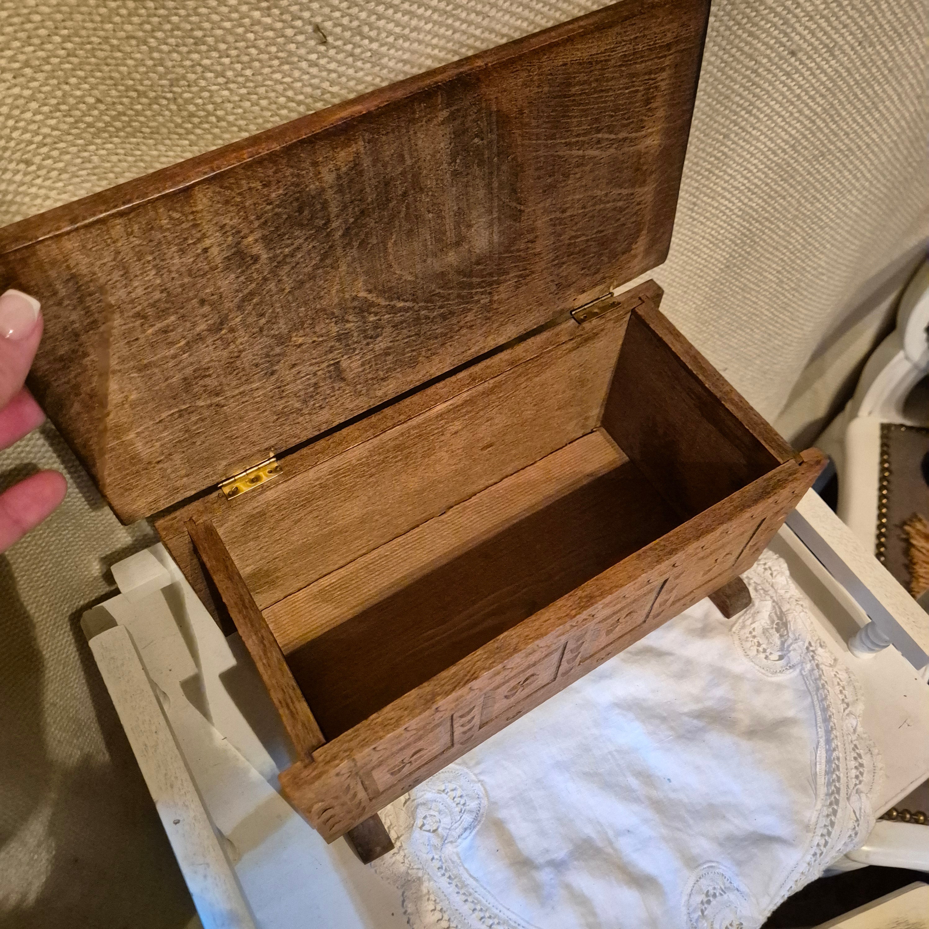 Vintage houten kistje