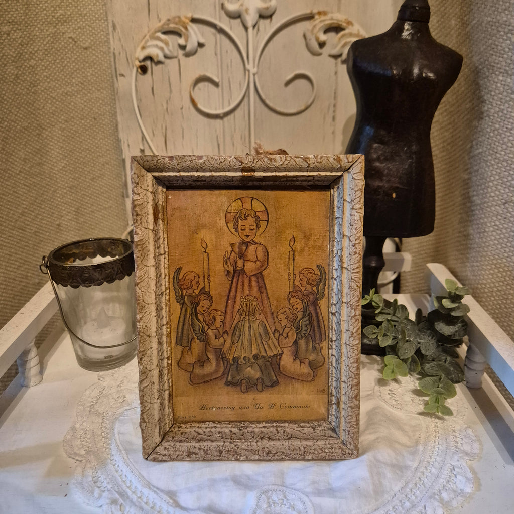Vintage religieus prentje