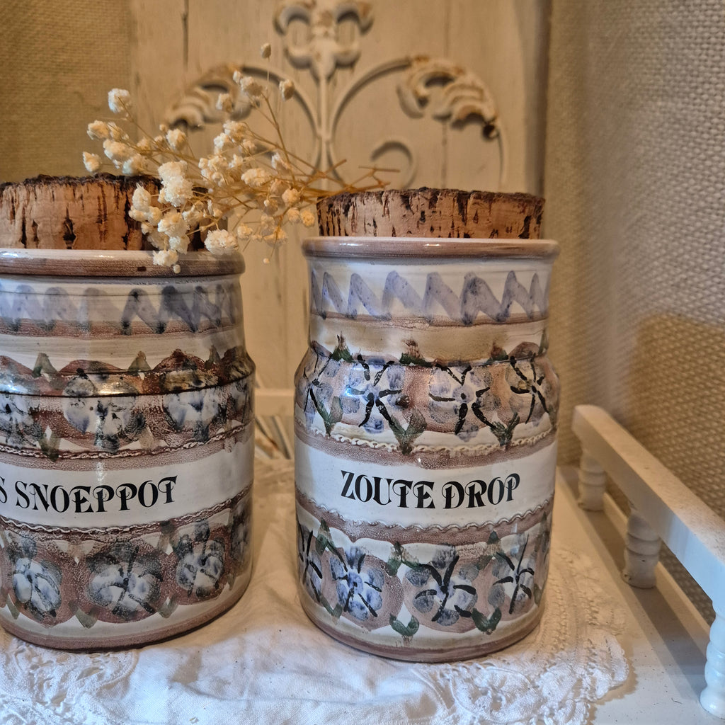 Vintage voorraadpotten