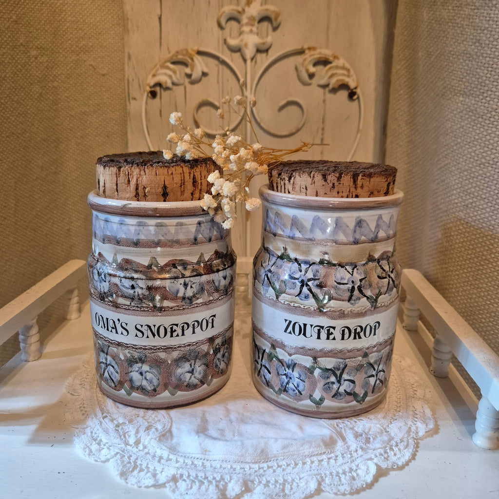 Vintage voorraadpotten
