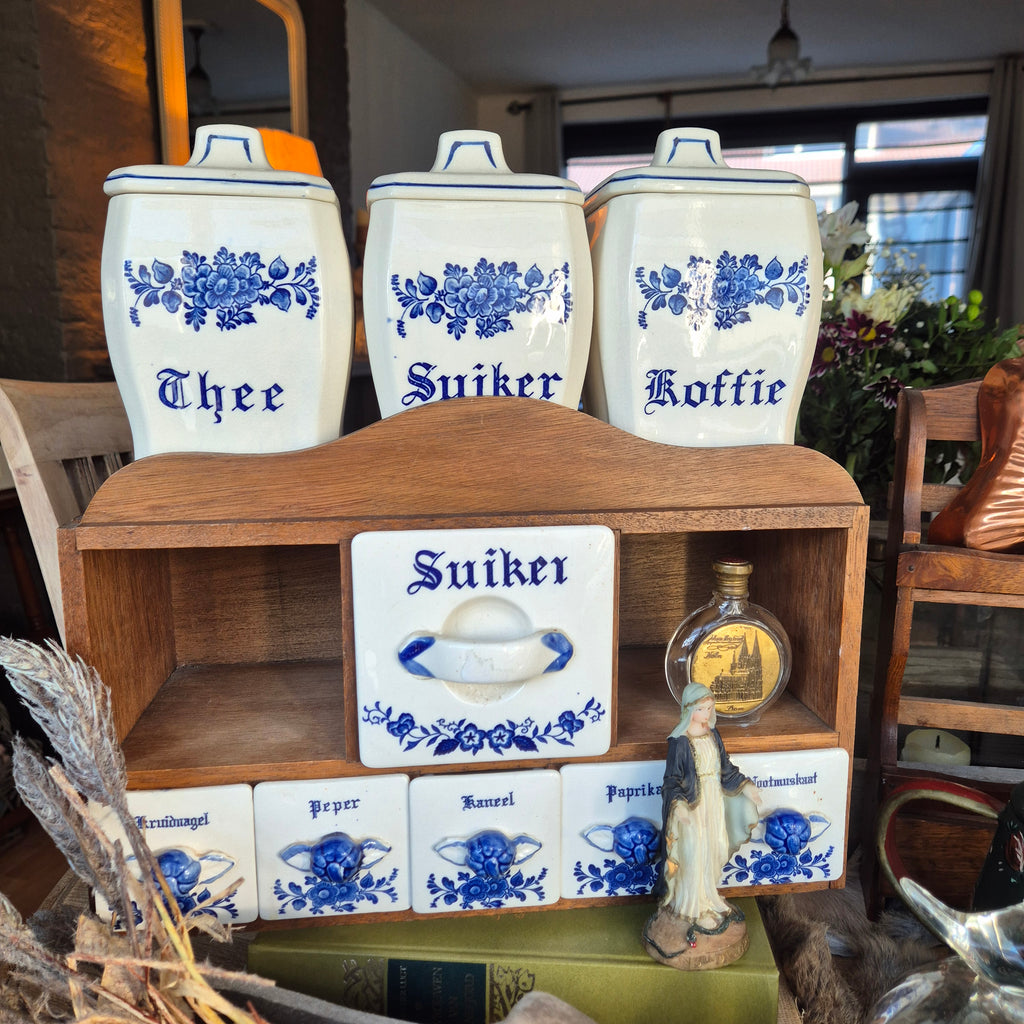 Vintage Brocante kruidenkastje