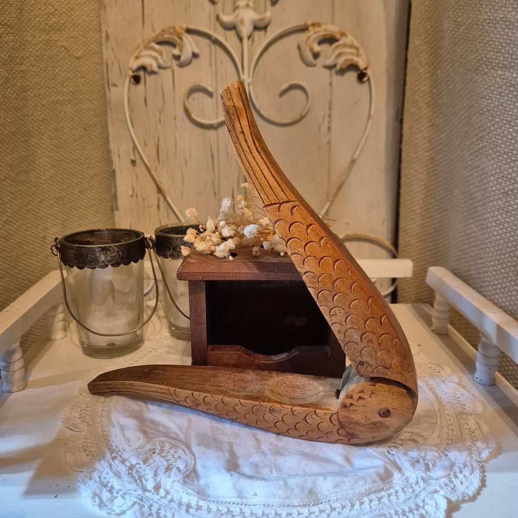 Vintage houten notenkraker