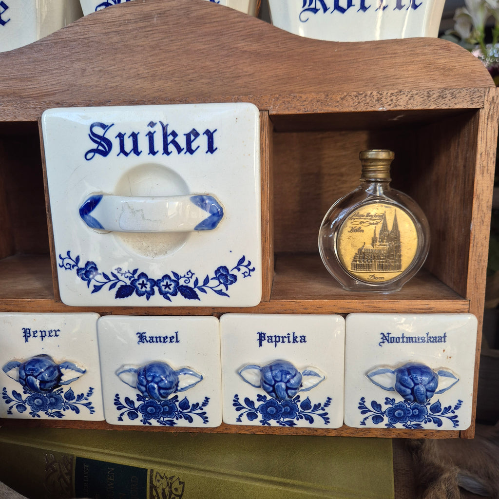 Vintage Brocante kruidenkastje