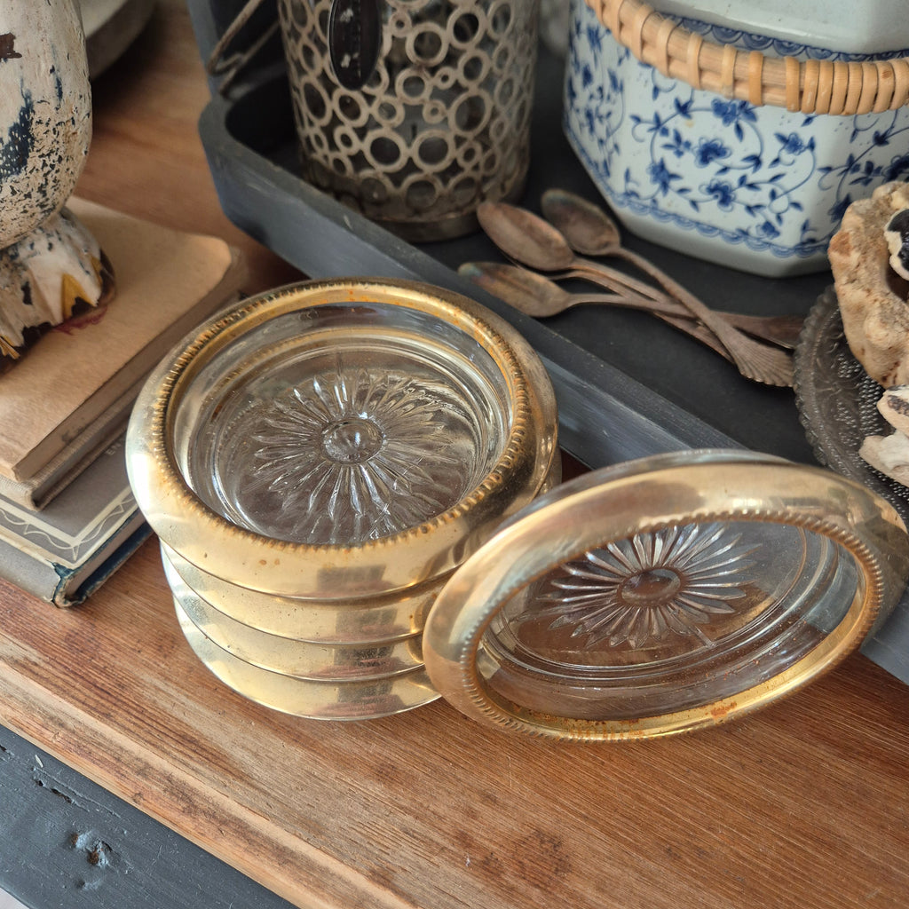 Vintage set Italiaanse jaren 70' onderzetters