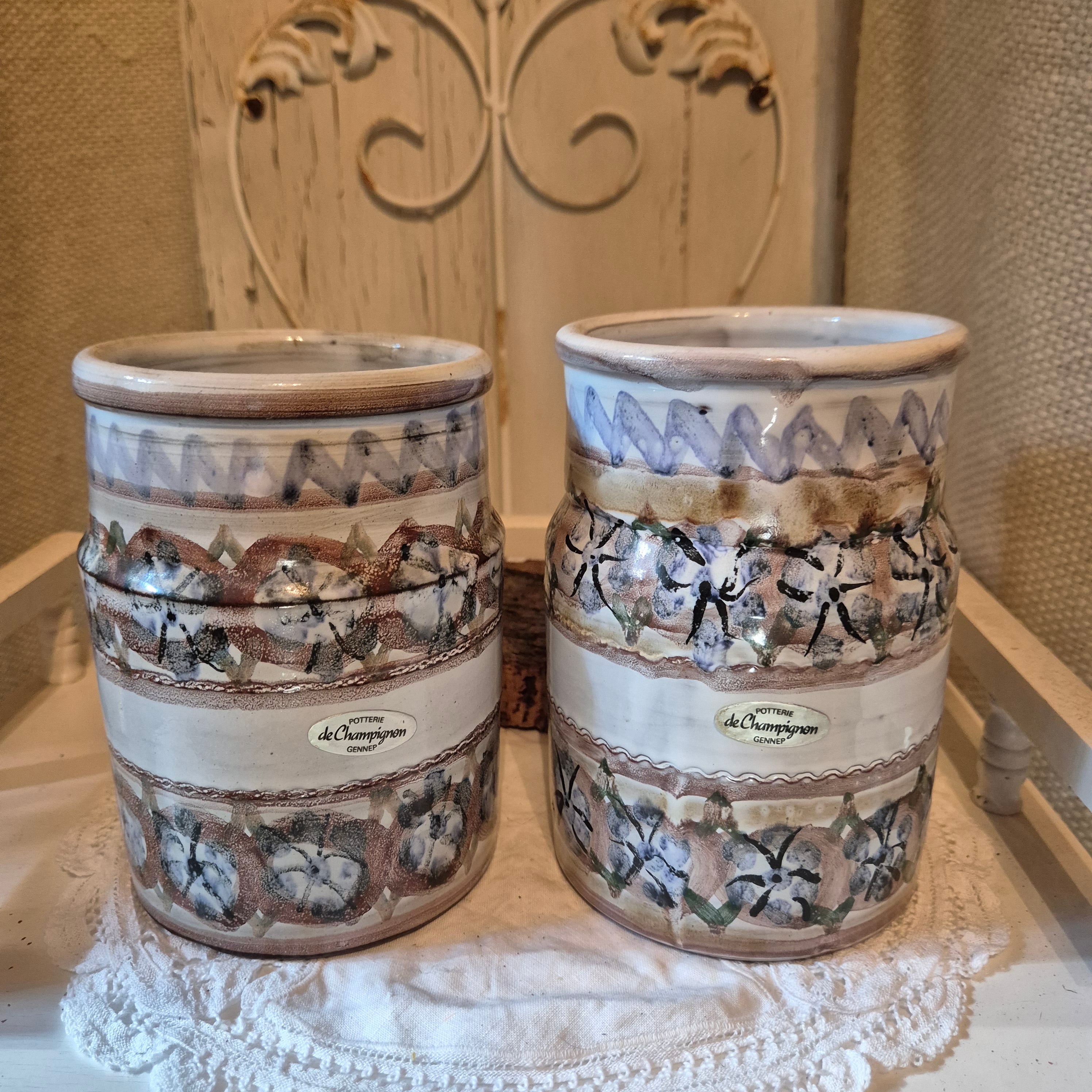 Vintage voorraadpotten