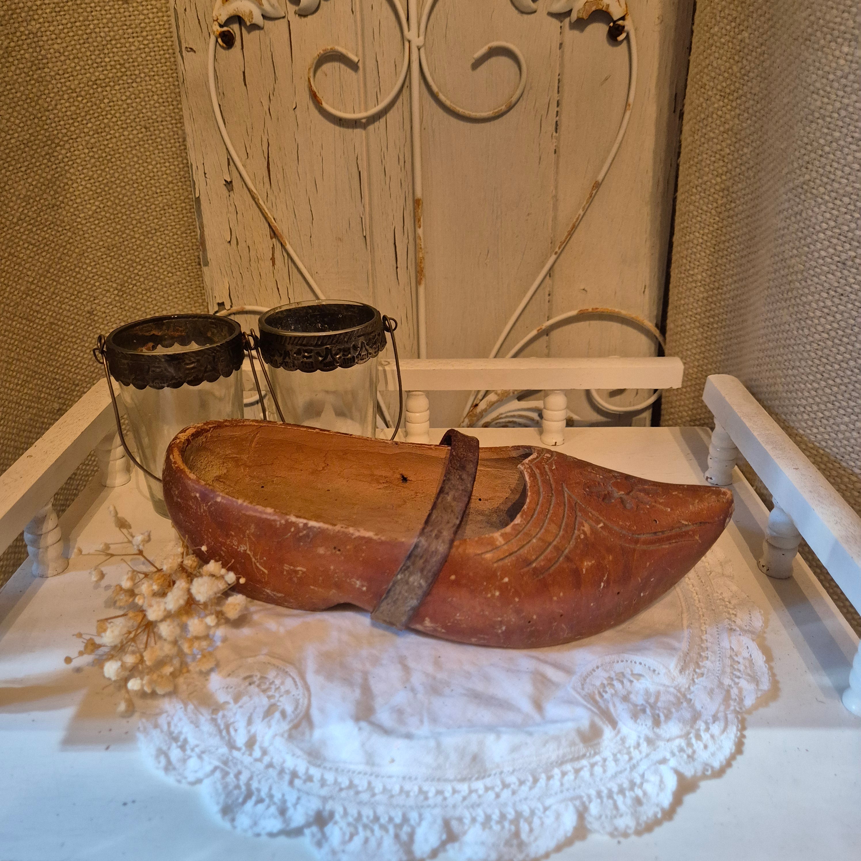 Vintage houten klompje