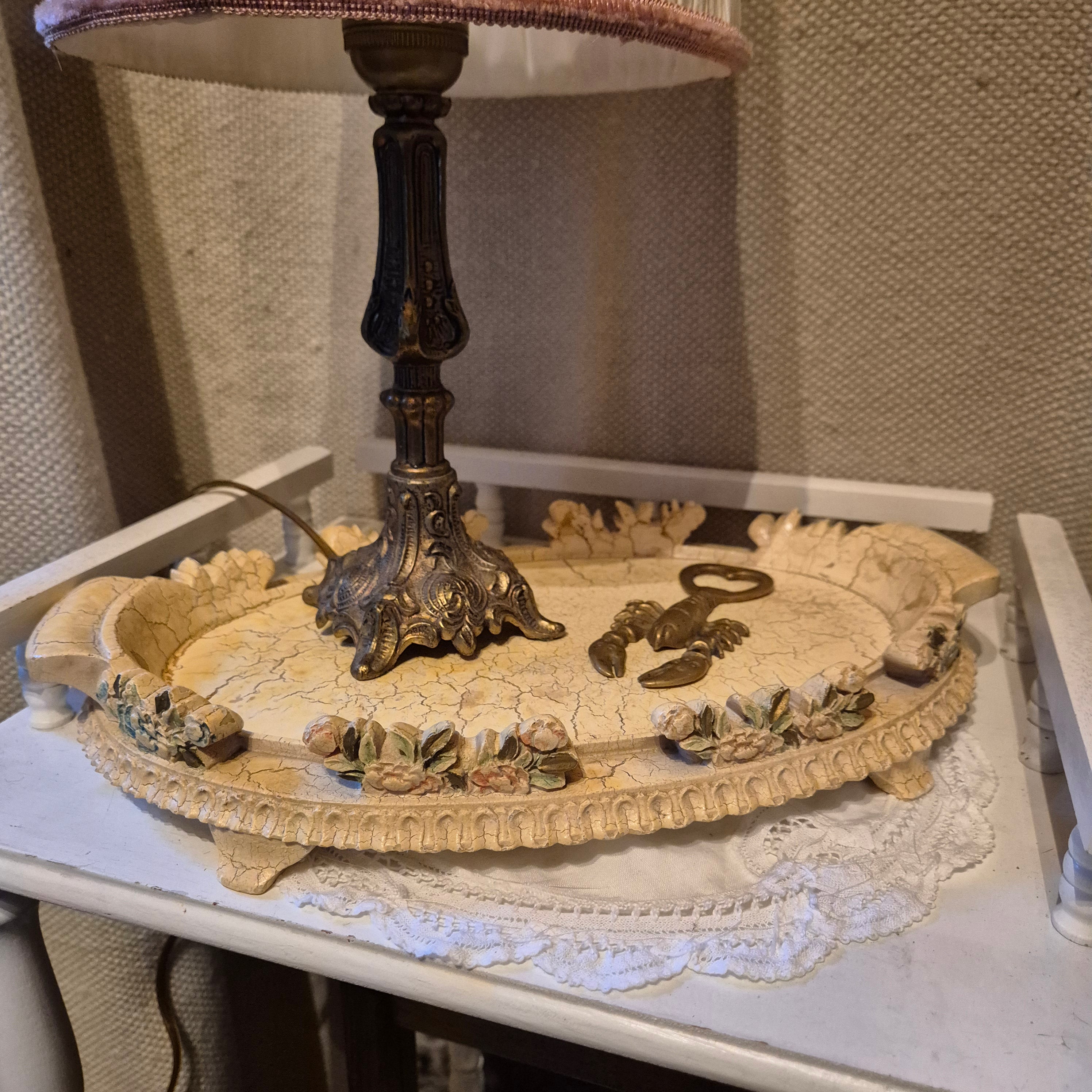 Vintage victoriaanse dienblad