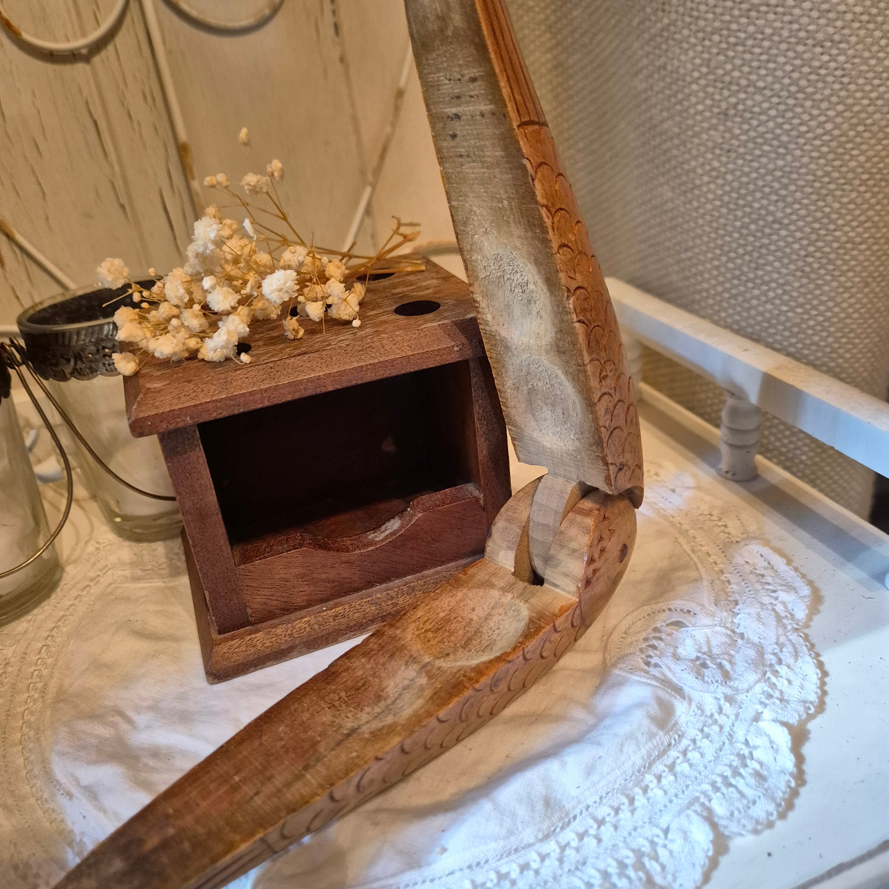 Vintage houten notenkraker
