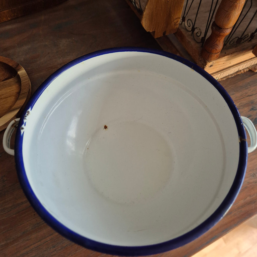 Vintage emaile bumper harvest China mengkommen