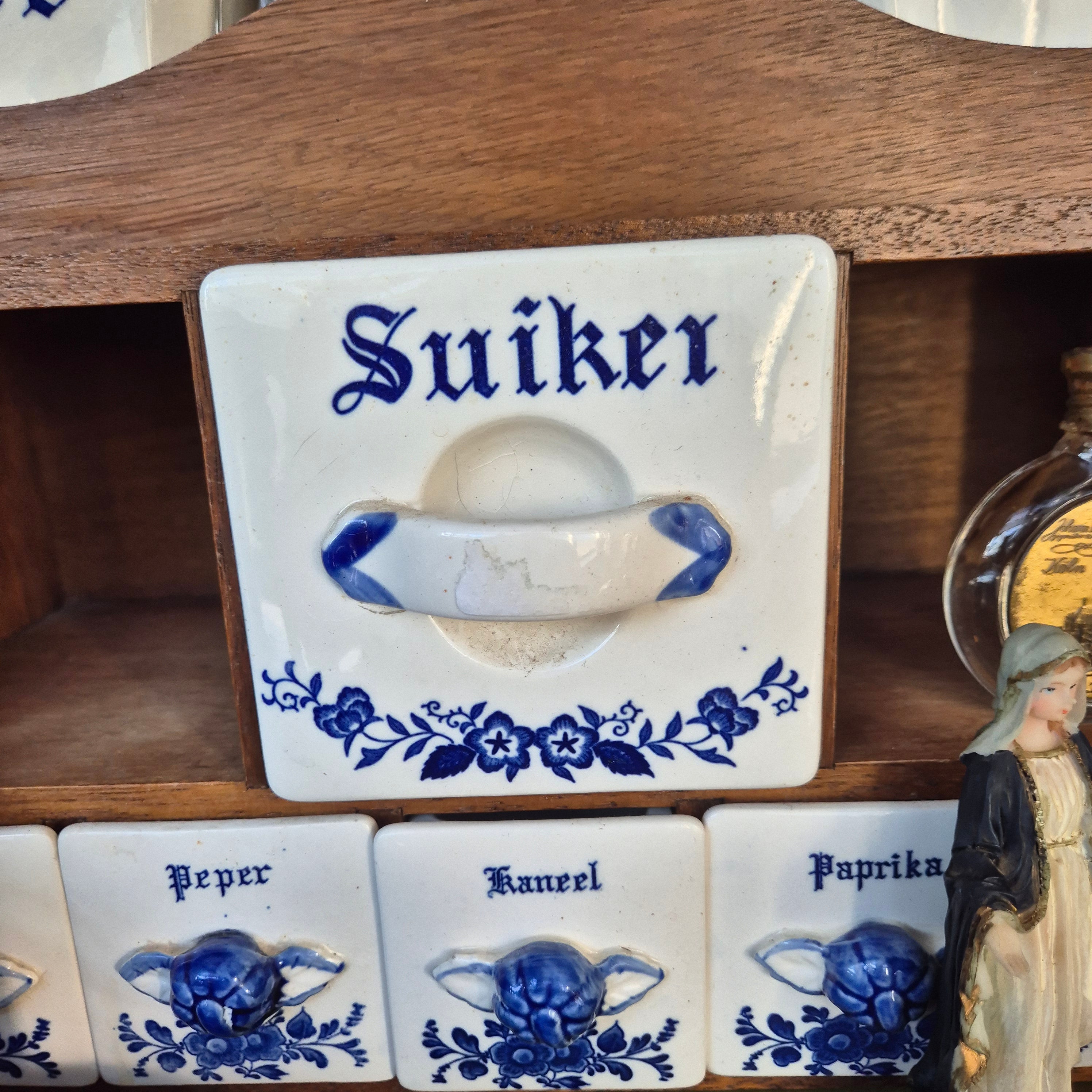 Vintage Brocante kruidenkastje