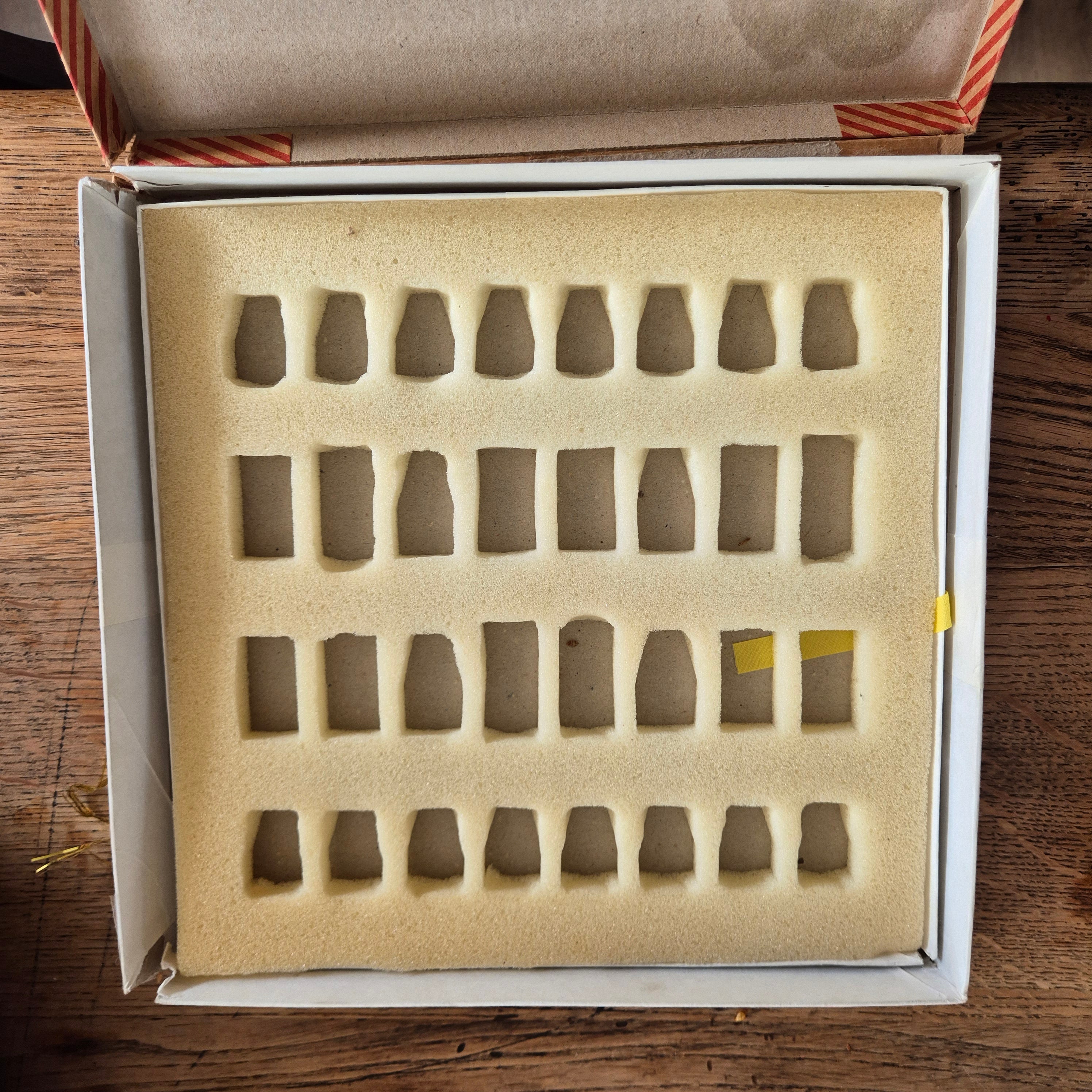 Vintage schaakspel Onyx en Marmer