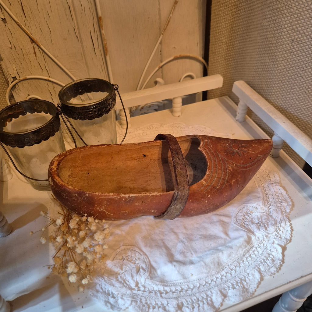 Vintage houten klompje