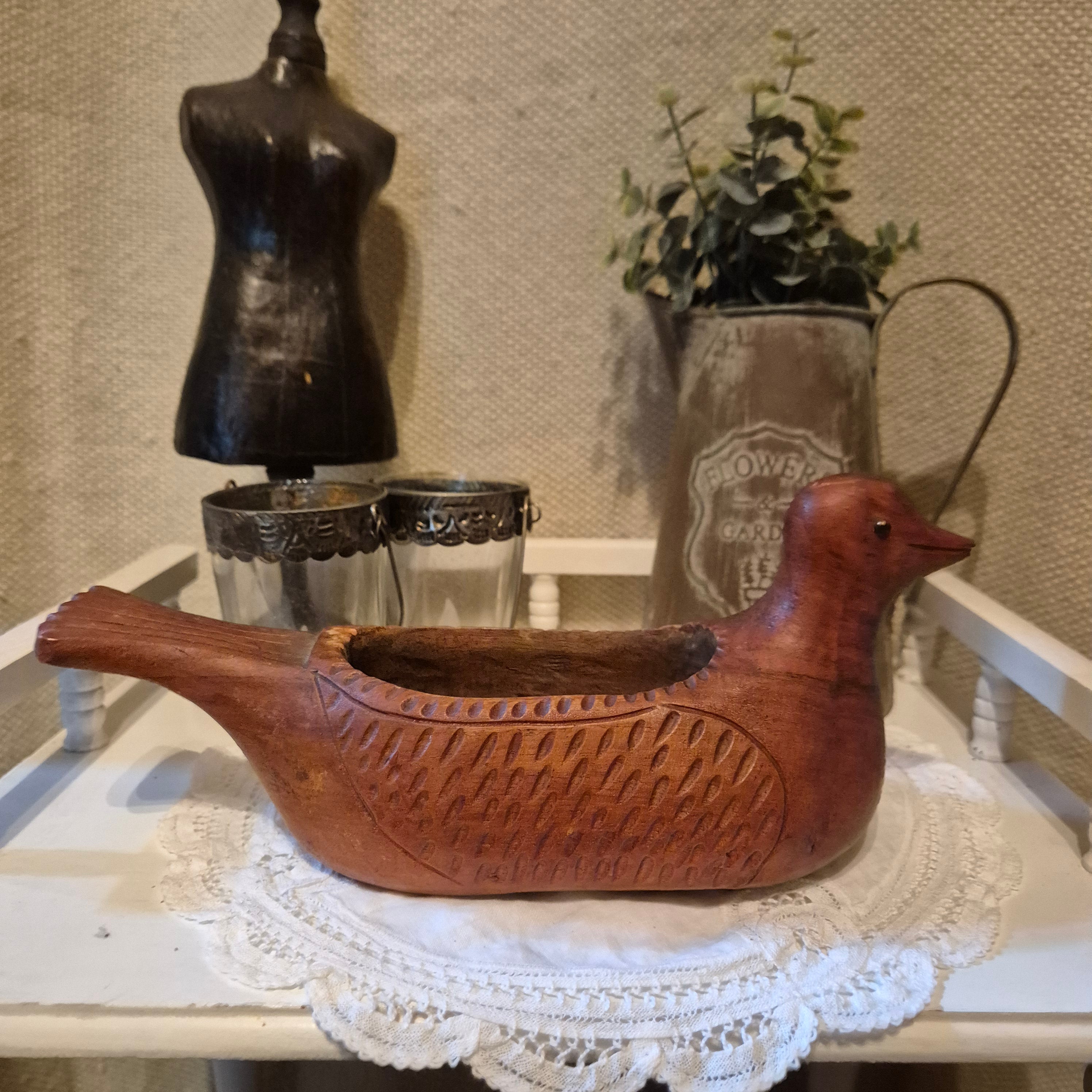 Landelijke stijl houten eend