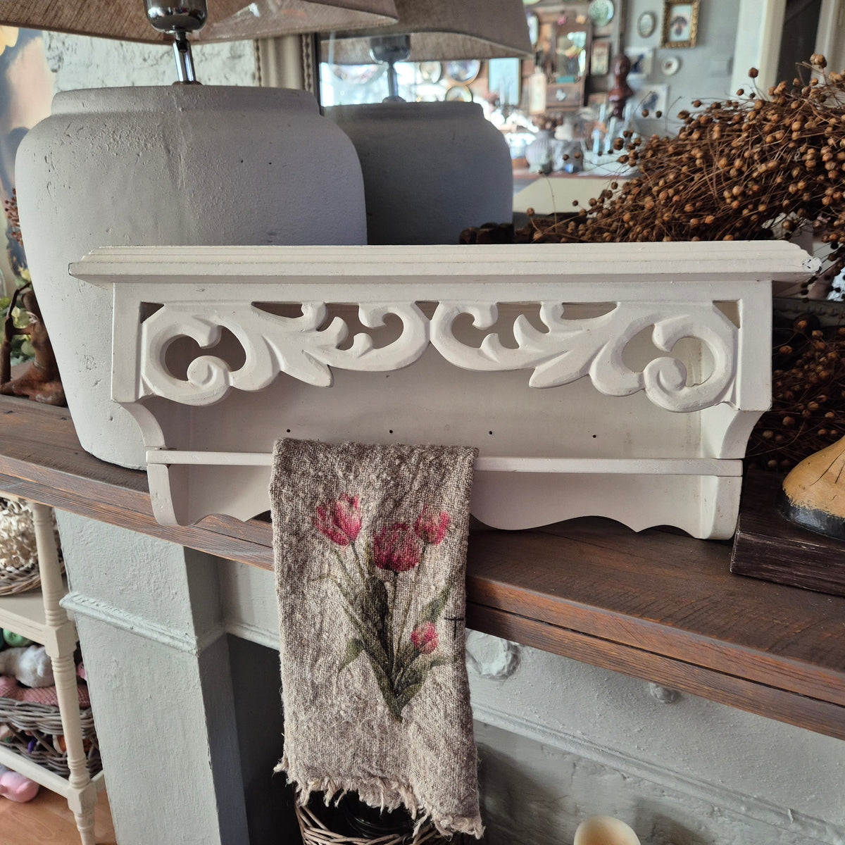 Wit brocante rekje