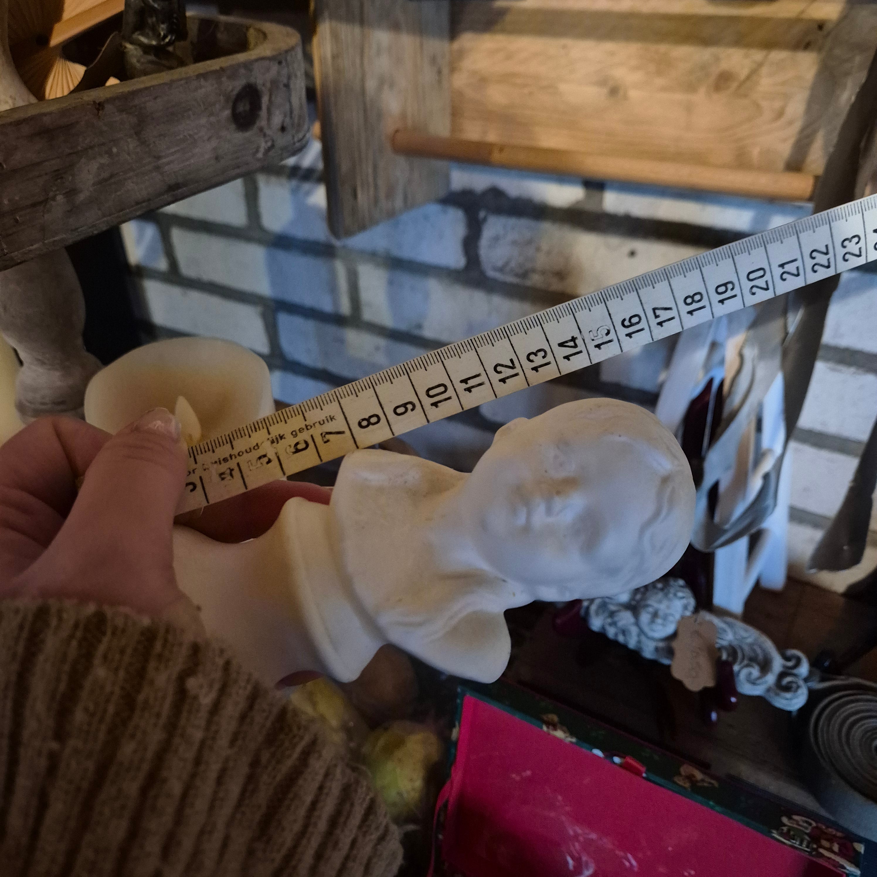 Vintage keramieken borstbeeldje