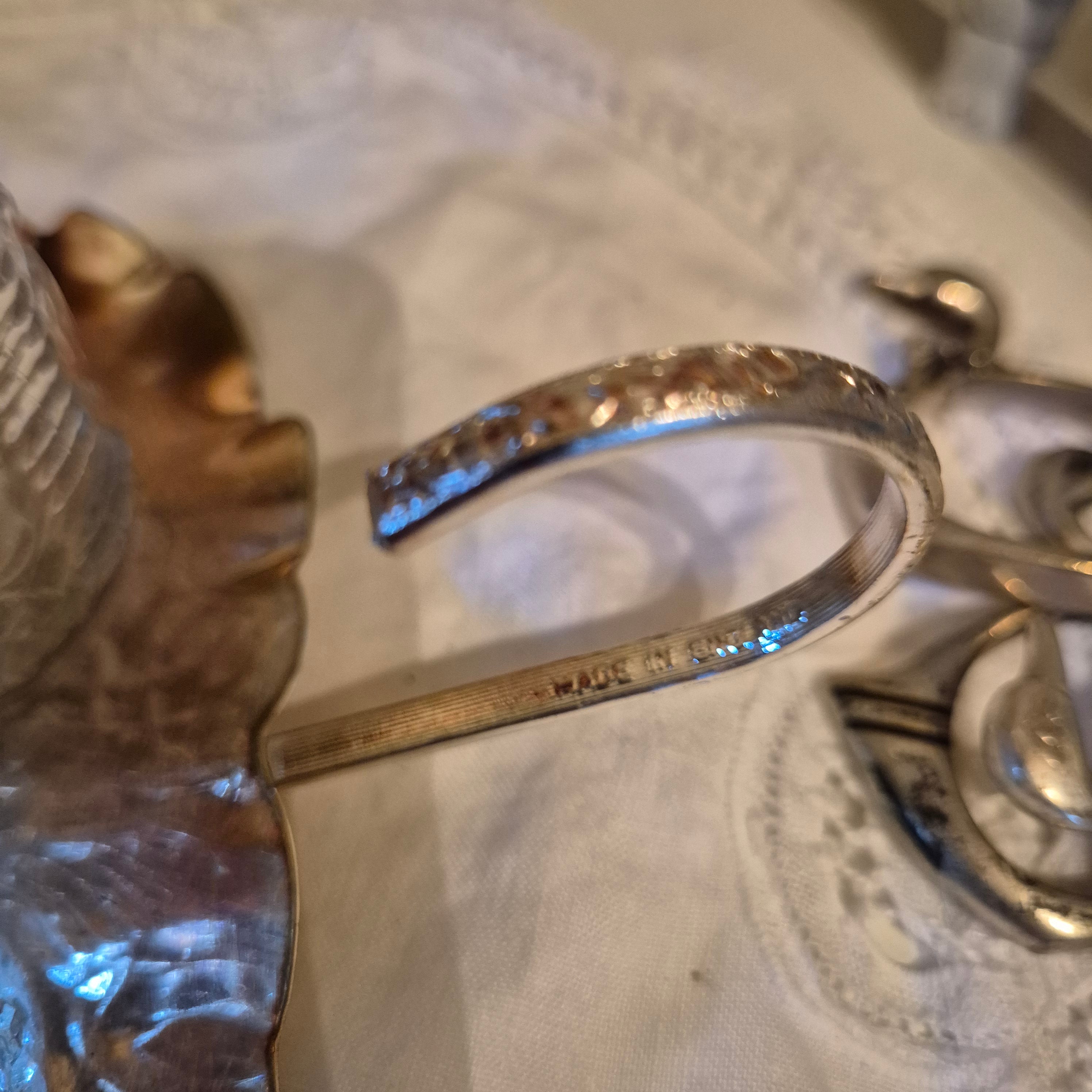 Verzilverd Ménage setje England