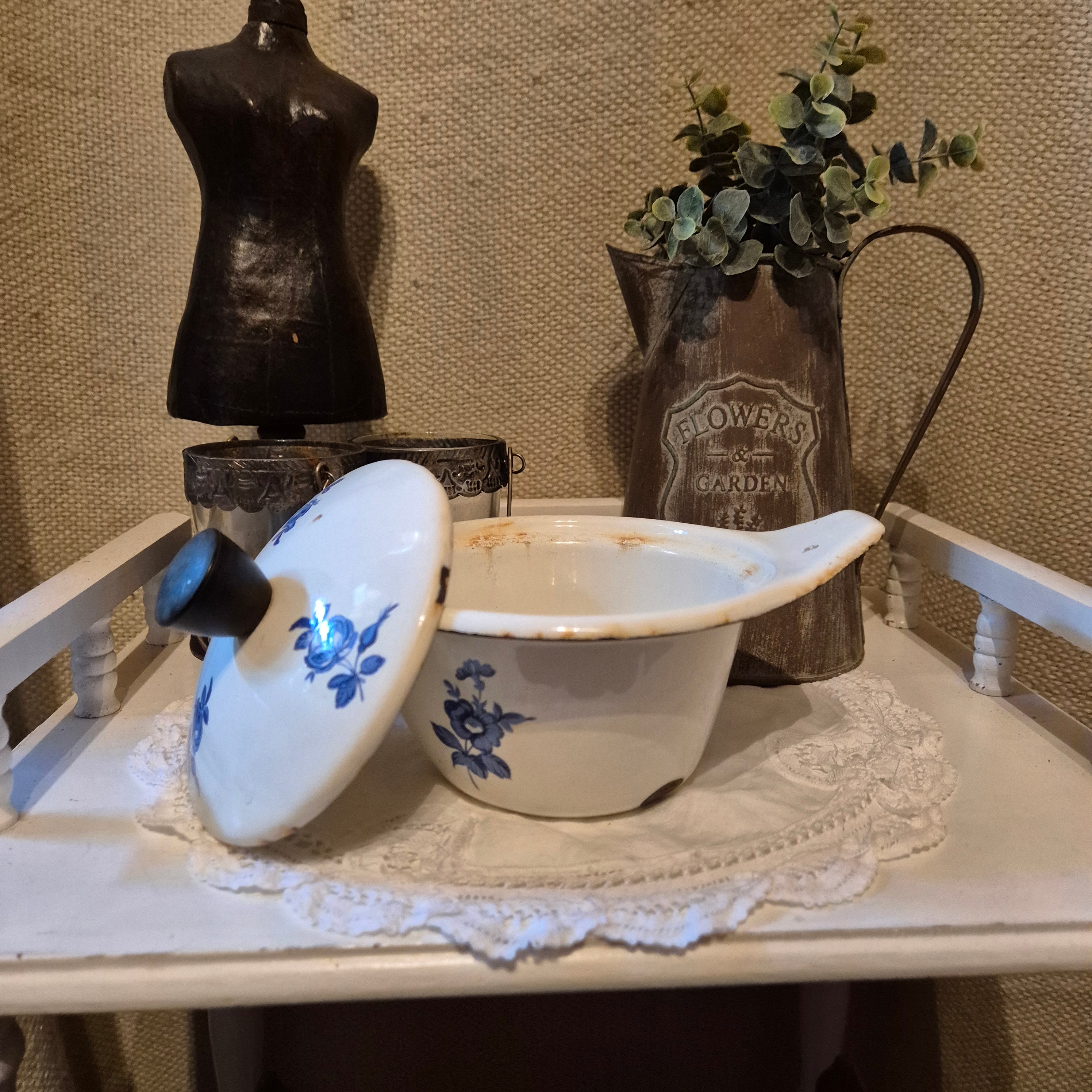 Vintage Emaile sauskannetje