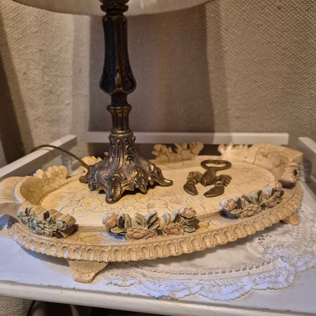 Vintage victoriaanse dienblad