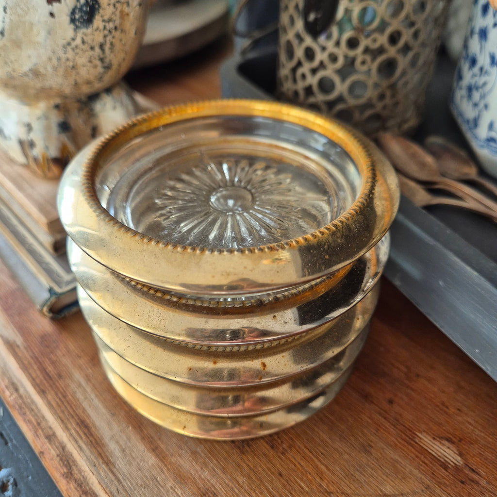 Vintage set Italiaanse jaren 70' onderzetters