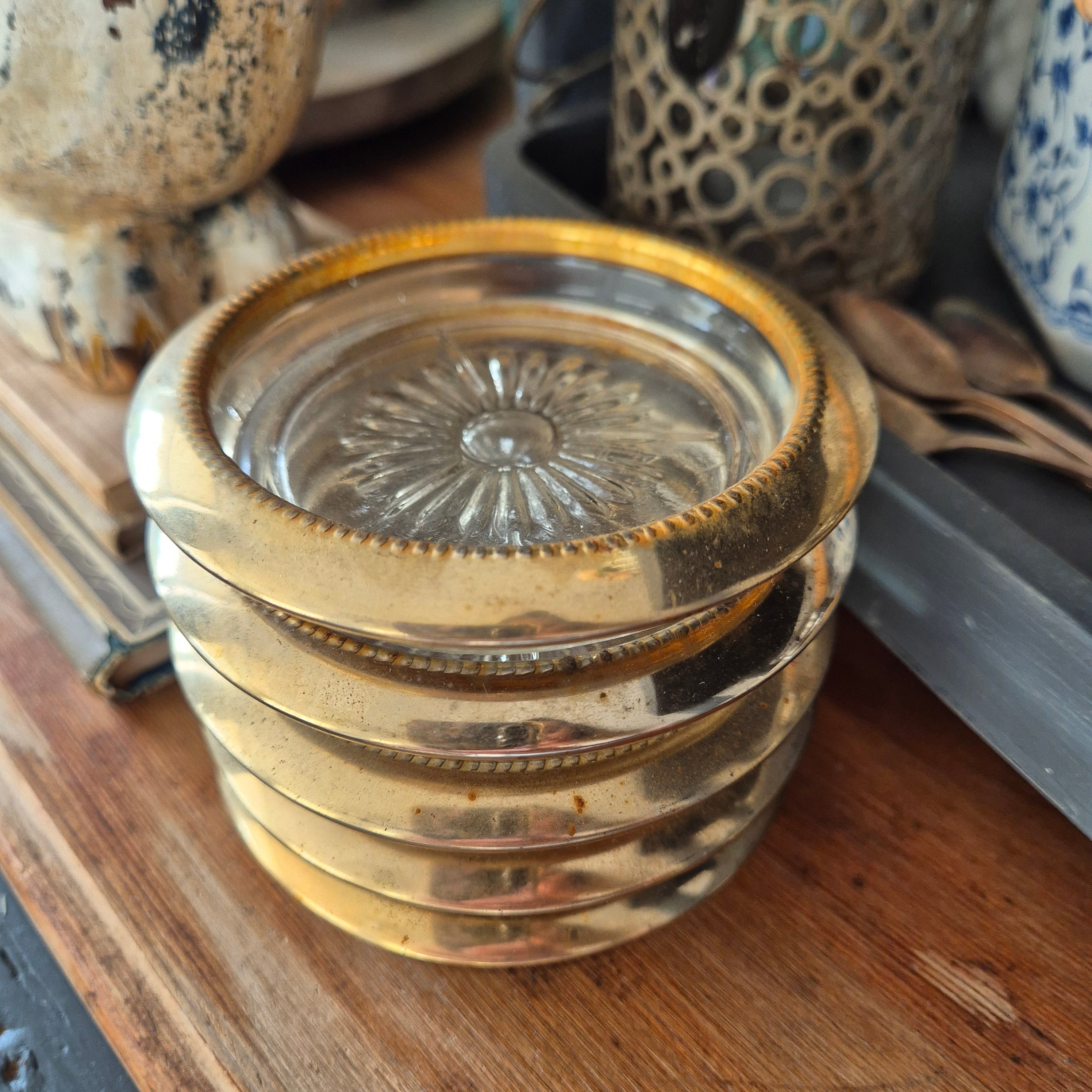 Vintage set Italiaanse jaren 70' onderzetters