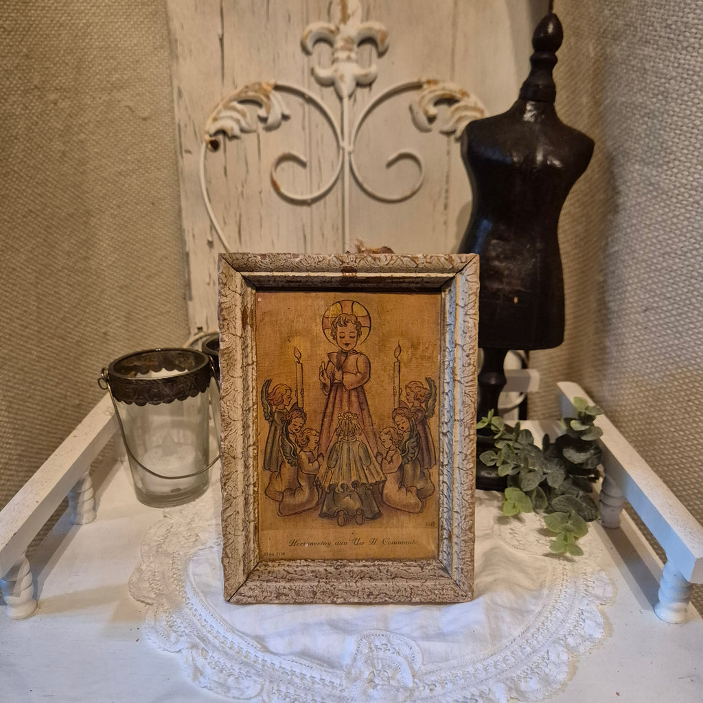 Vintage religieus prentje