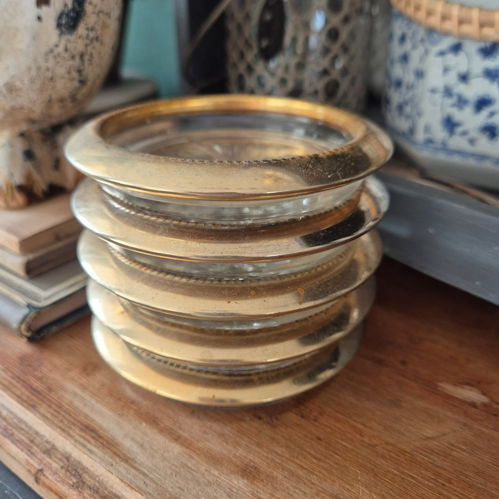 Vintage set Italiaanse jaren 70' onderzetters