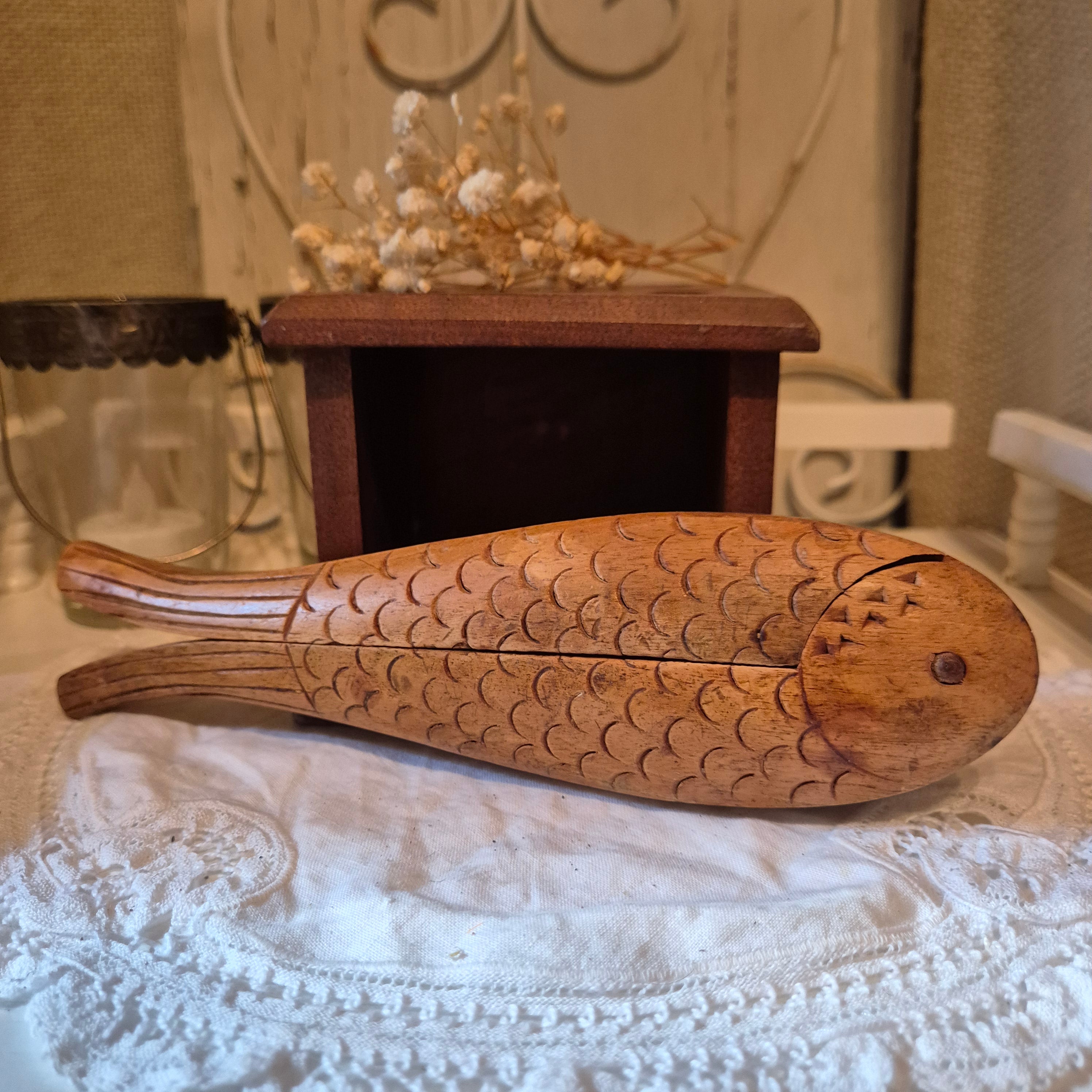 Vintage houten notenkraker