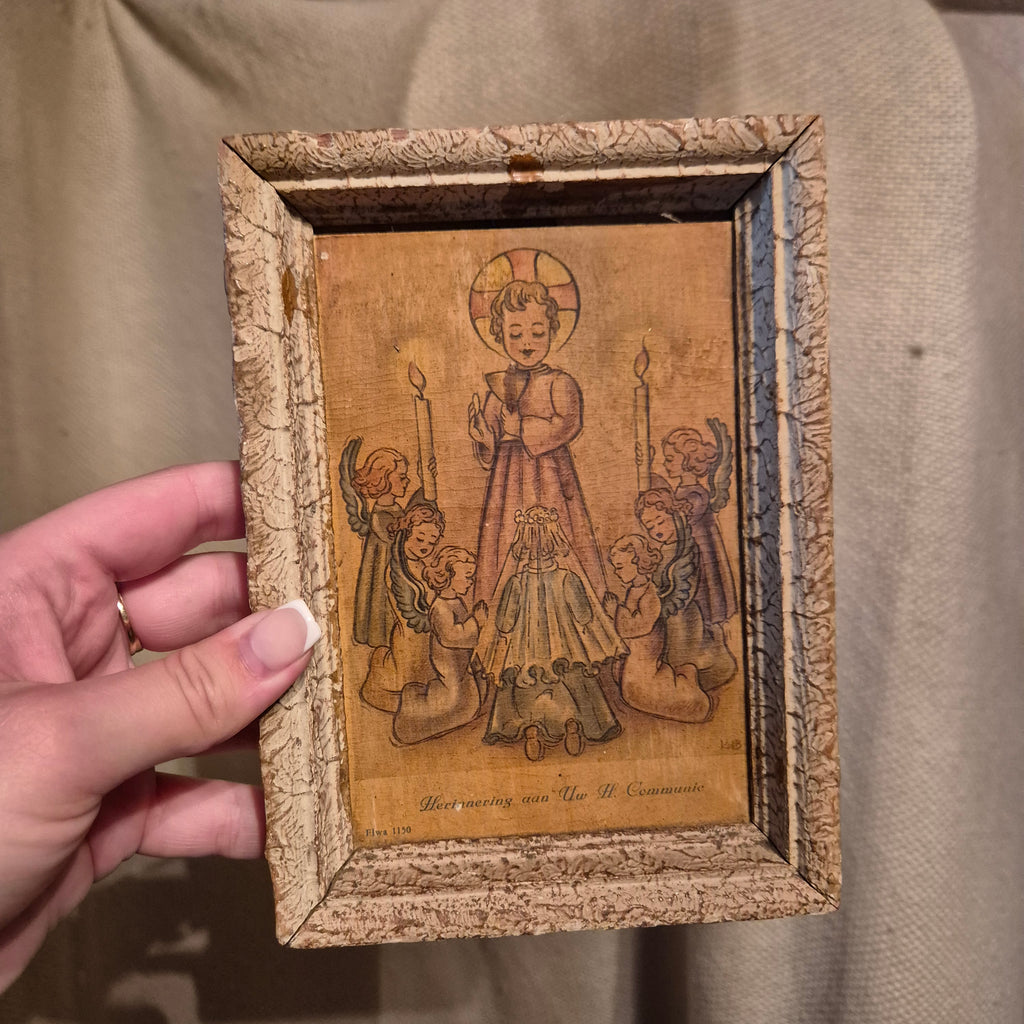 Vintage religieus prentje