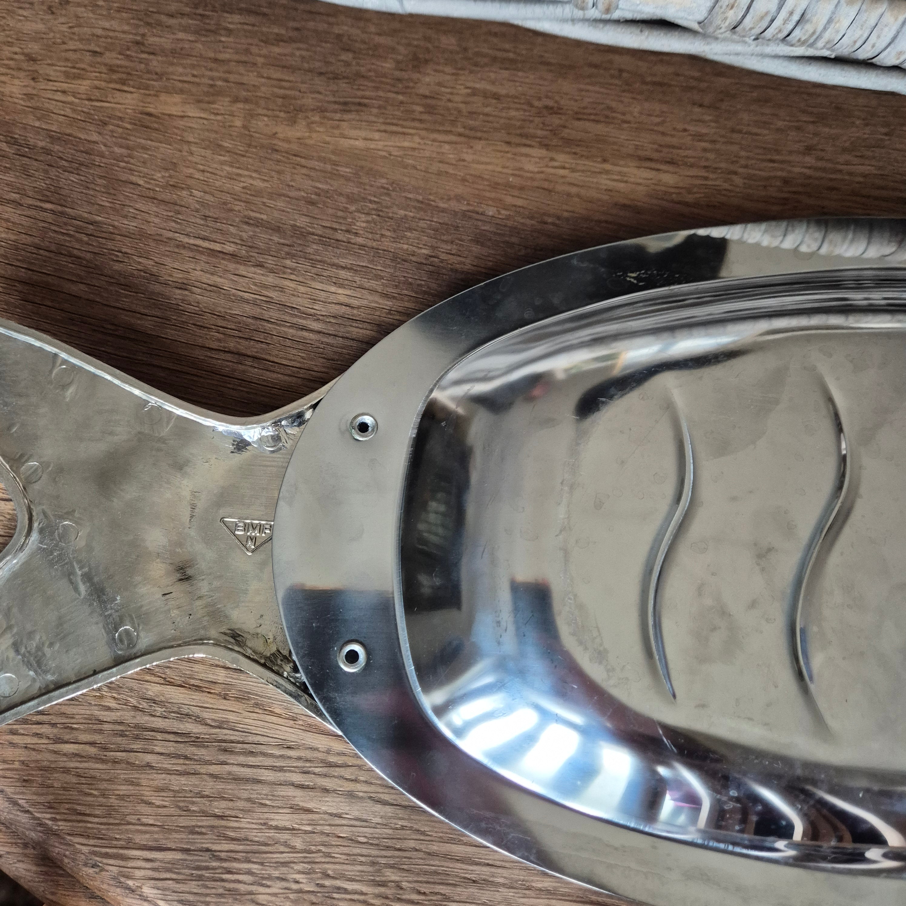 Vintage Jaren 70' Rvs schaal