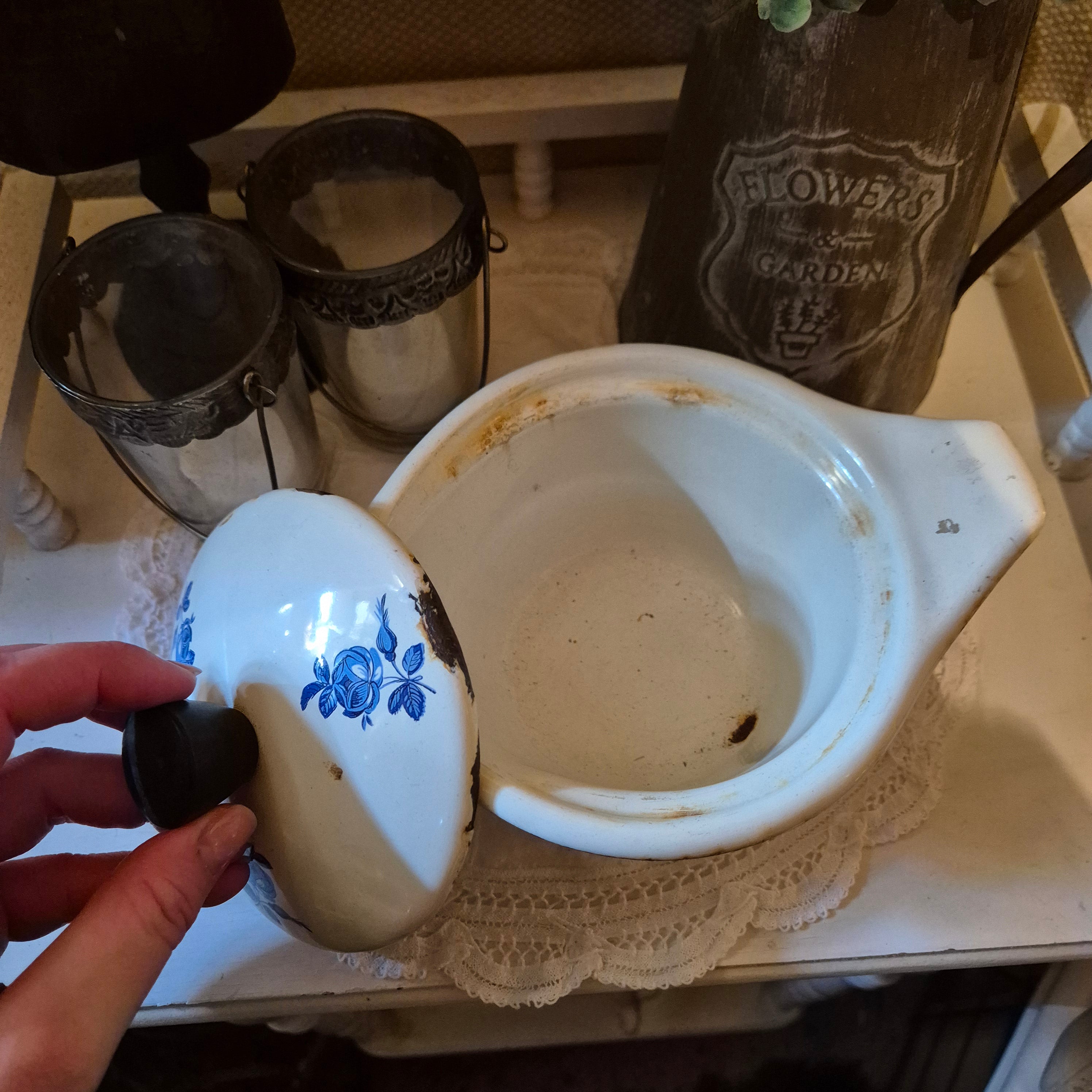 Vintage Emaile sauskannetje