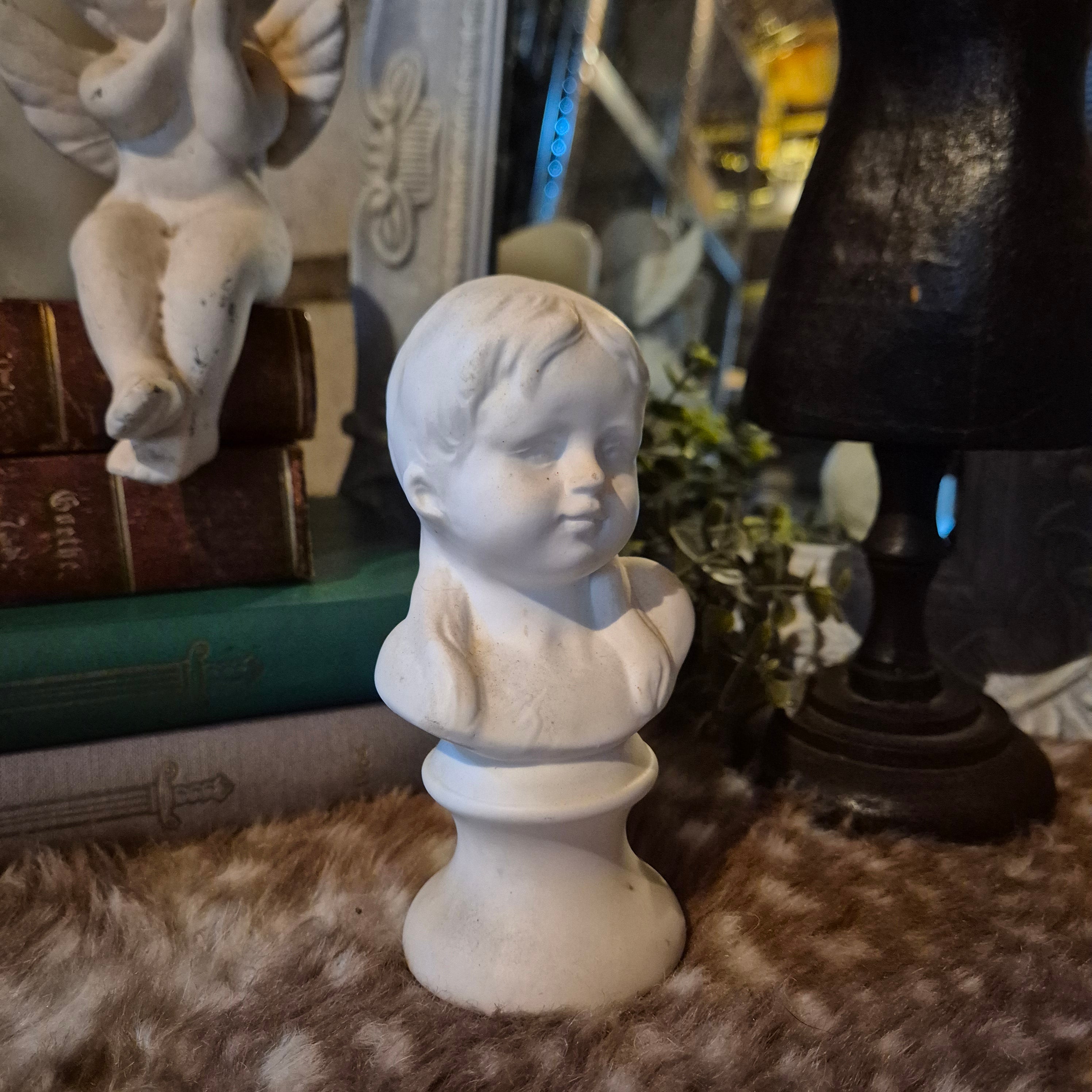 Vintage keramieken borstbeeldje