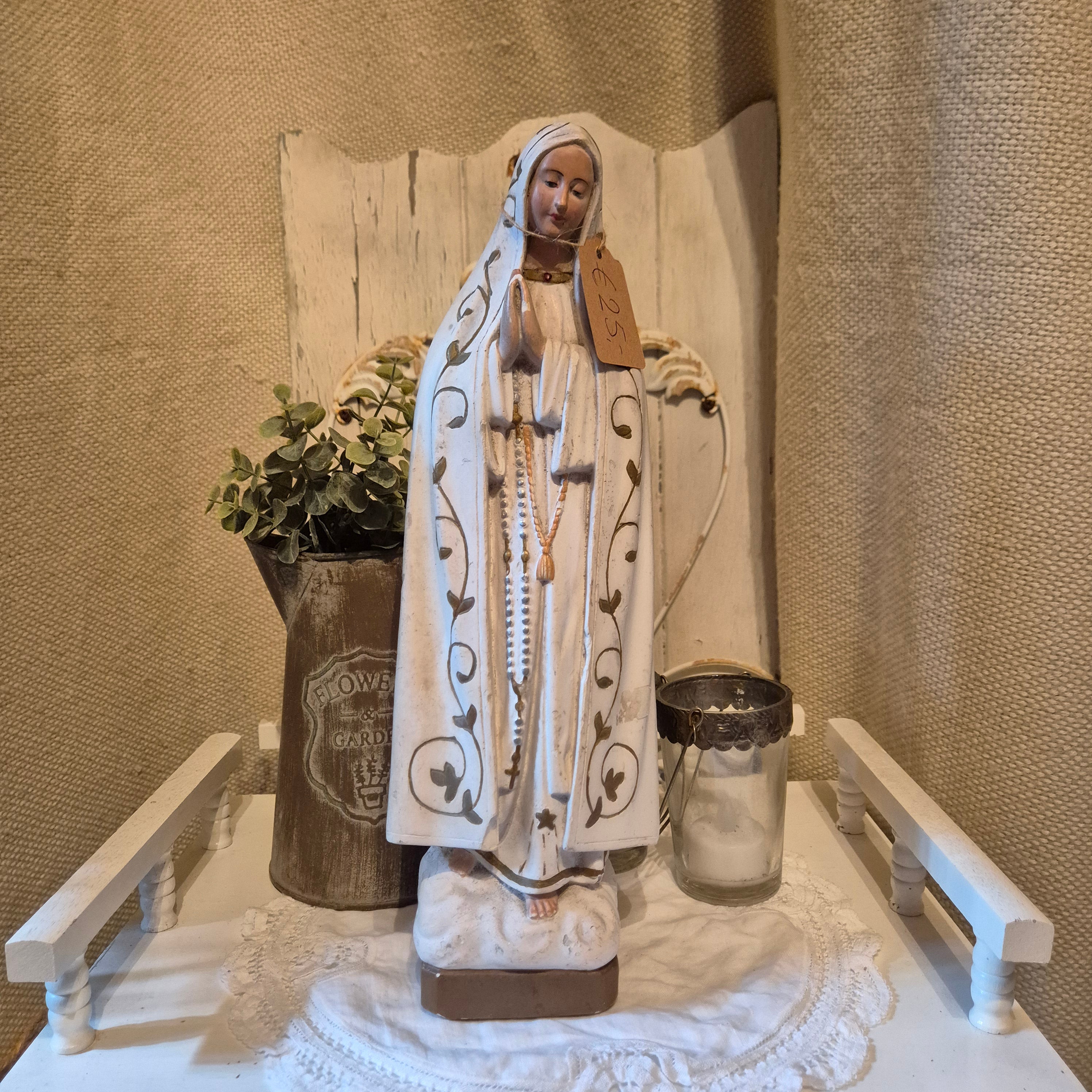 Vintage heiligbeeld Maria Brocante