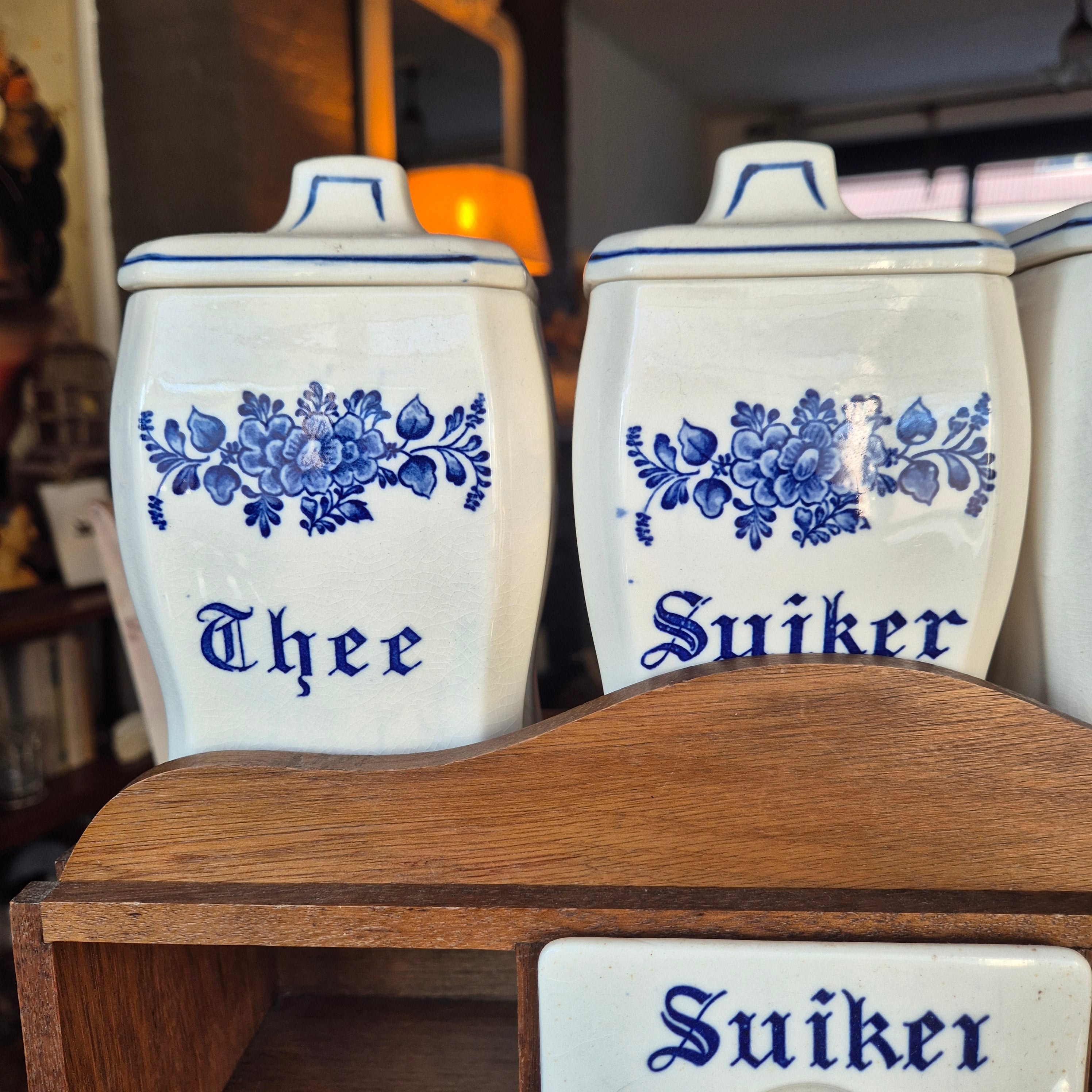 Vintage Brocante kruidenkastje