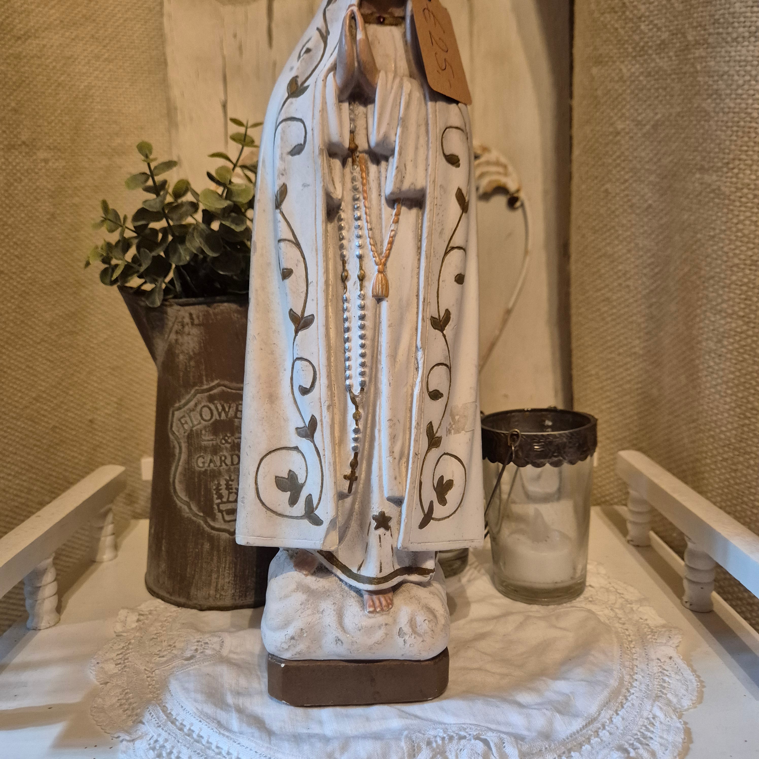 Vintage heiligbeeld Maria Brocante