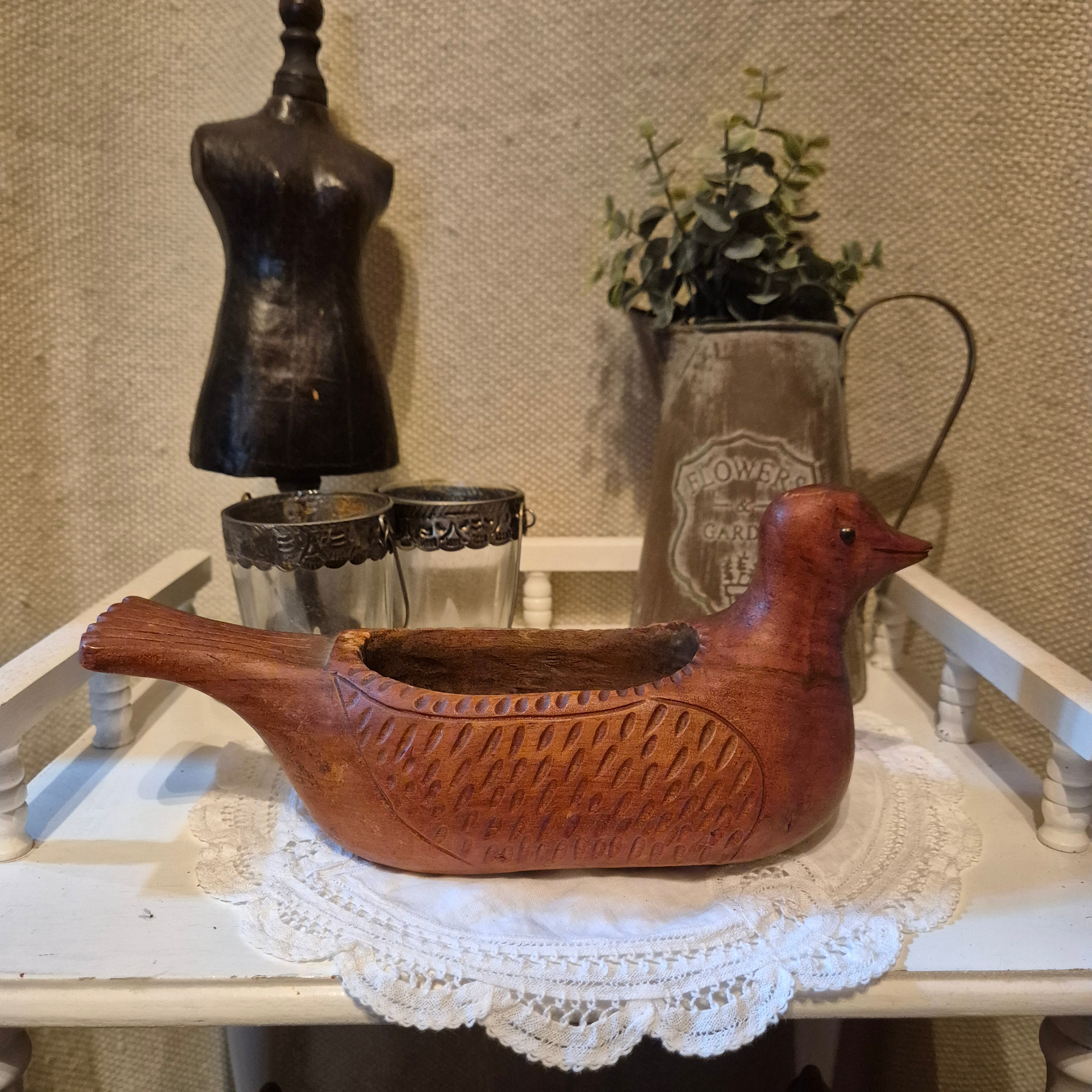 Landelijke stijl houten eend