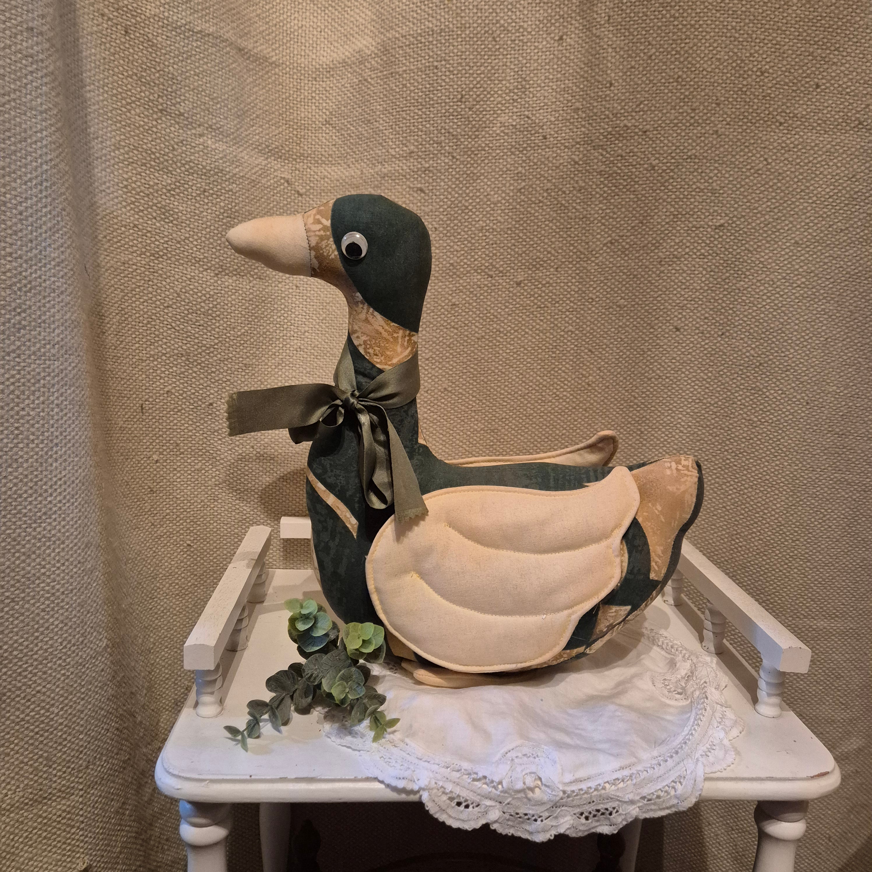 Vintage eend van quilt