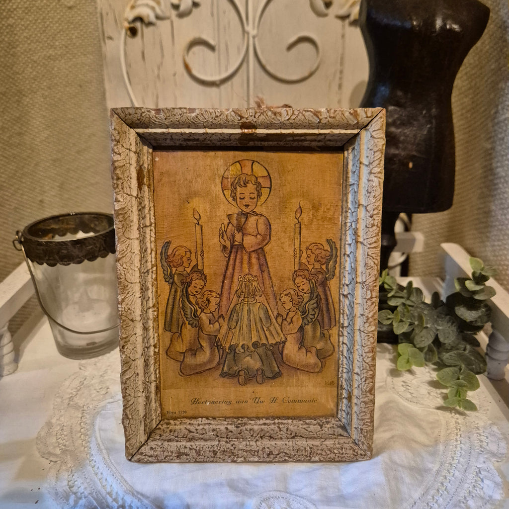 Vintage religieus prentje