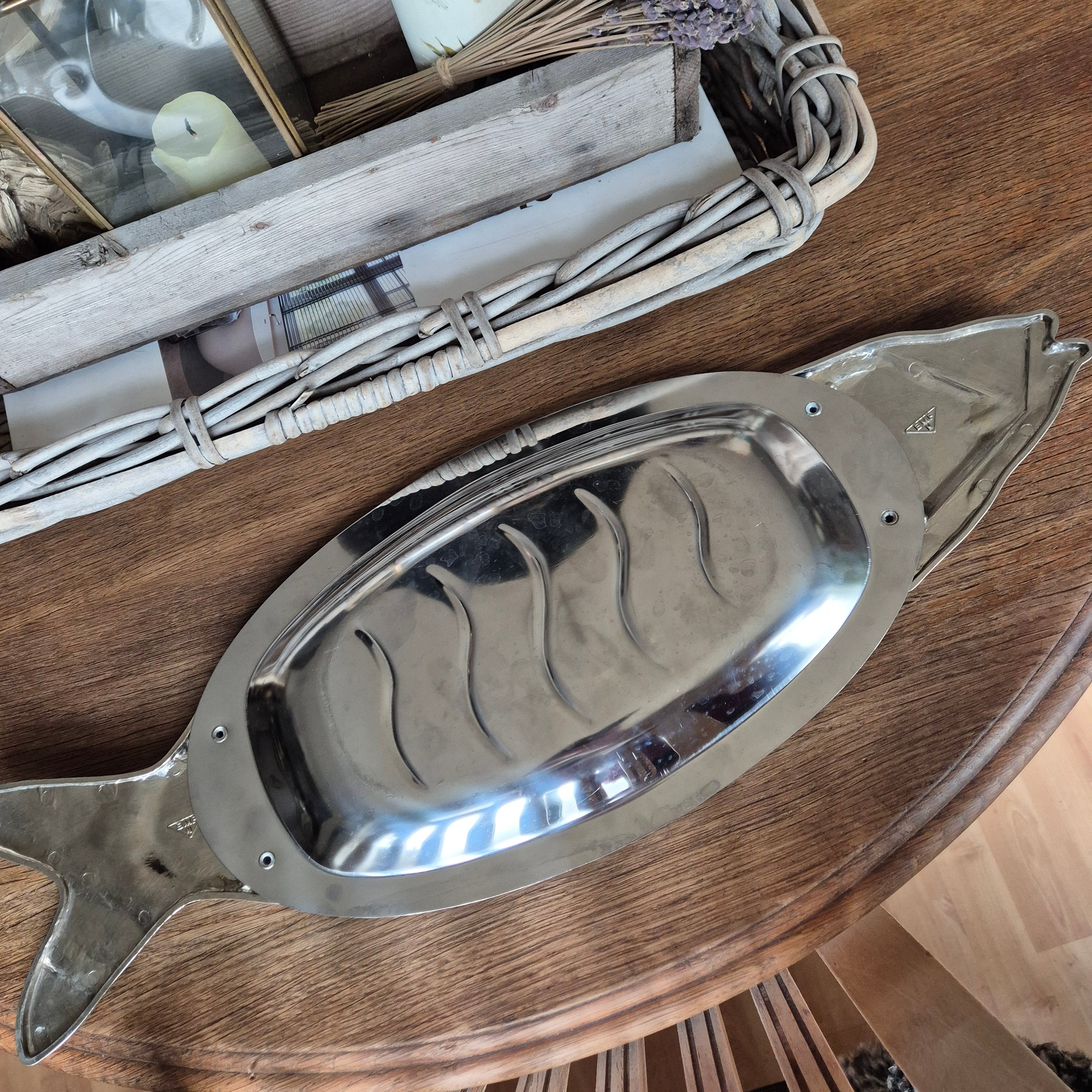 Vintage Jaren 70' Rvs schaal